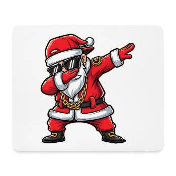 Lustiger dab Weihnachtsmann Cartoon Street Art - Mousepad (Querformat) - Weiß - Vorne