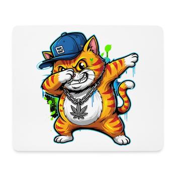 Graffiti Cat Street Vibes Street Art - Mouse Pad (horizontal) - white - Front