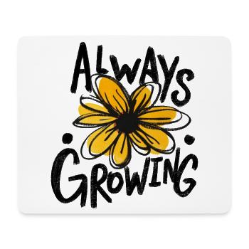 Sunny Daisy Skizze - Mousepad (Querformat) - Weiß - Vorne
