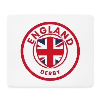 England Derby Shield-Wappen - Mousepad (Querformat) - Weiß - Vorne