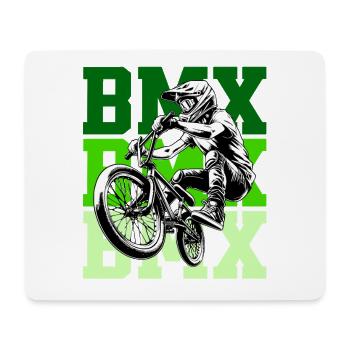 BMX Rider – Action Sport Street Design - Mousepad (Querformat) - Weiß - Vorne