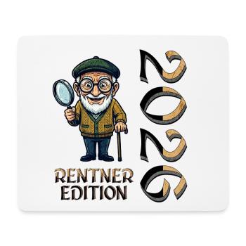 Rentner Detektiv Edition - Mousepad (Querformat) - Weiß - Vorne