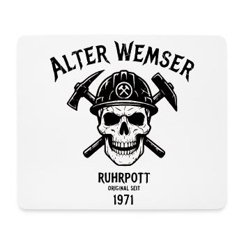1971 Geburtstag Geschenk für echte Ruhrpott Typen - Mousepad (Querformat) - Weiß - Vorne