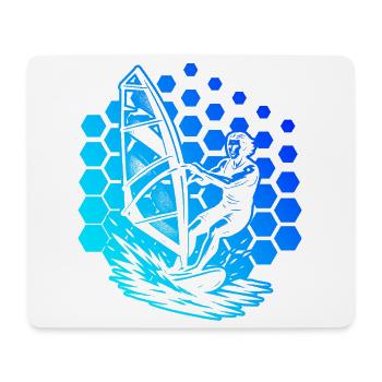 Ein Motiv nur für Windsurf - Mousepad (Querformat) - Weiß - Vorne