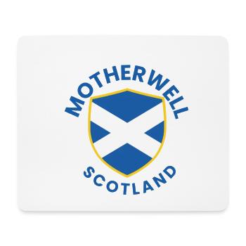 Motherwell Scotland Shield - Mouse Pad (horizontal) - white - Front