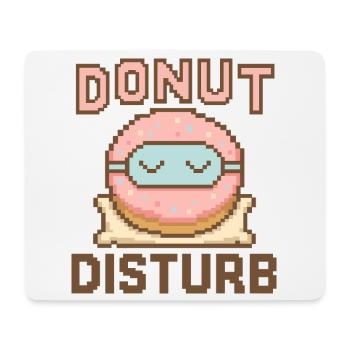 Donut Disturb – Sweet Sleep Mode - Mouse Pad (horizontal) - white - Front