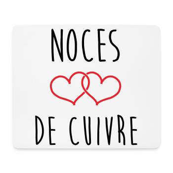 Copper Wedding 32 Years of Happiness - Mouse Pad (horizontal) - white - Front