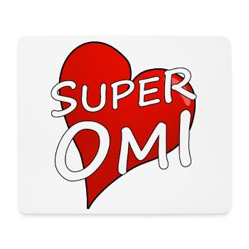 SUPER OMI - Mousepad (Querformat) - Weiß - Vorne
