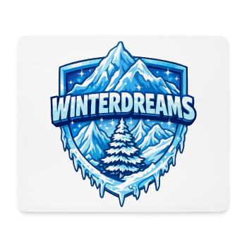 wappen-winterdreams - Mousepad (Querformat) - Weiß - Vorne