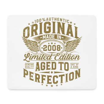 Original 2008 Vintage 18th Birthday Gift - Mouse Pad (horizontal) - white - Front