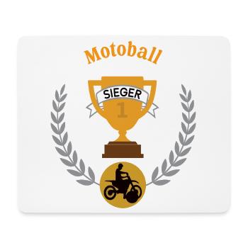 Motoball Sieger Gewinner Turnier Meisterschaft - Mousepad (Querformat) - Weiß - Vorne