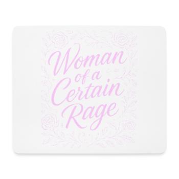 Woman of a Certain Rage Design Pink - Mouse Pad (horizontal) - white - Front