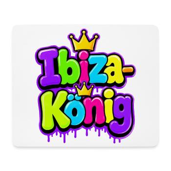 Ibiza King Graffiti Crown - Mouse Pad (horizontal) - white - Front
