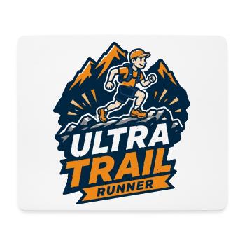 Ultra Trail Runner - Mouse Pad (horizontal) - white - Front