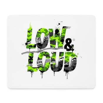 Autocollants de t-shirt bas et bruyant pour accorder la scène des fans - Tapis de souris (format paysage) - blanc - Devant