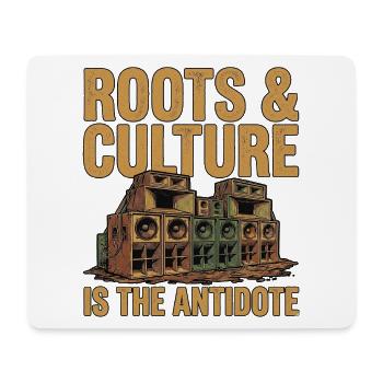 Roots Is The Antidote - Mouse Pad (horizontal) - white - Front