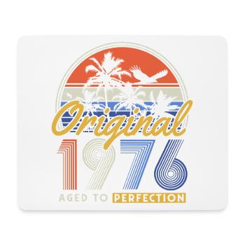 Original 1976 Vintage Retro Geburtstag Geschenk - Mousepad (Querformat) - Weiß - Vorne