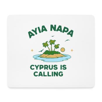 Ayia Napa Cyprus Vibes Retro Beach Design - Mouse Pad (horizontal) - white - Front