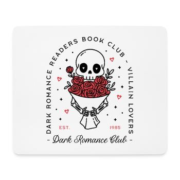 Club des romans d’amour sombres - Tapis de souris (format paysage) - blanc - Devant