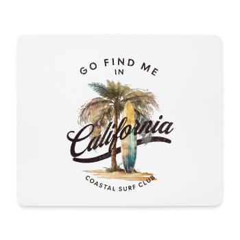 California Coastal Surf Club - Mouse Pad (horizontal) - white - Front