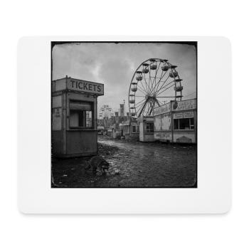 Fête Raton Lost Place Crime Animal Vintage - Tapis de souris (format paysage) - blanc - Devant