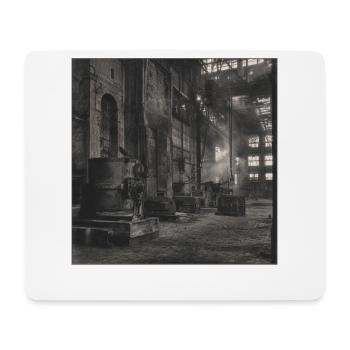 Lost Places Factory Retro Ravens Animal Crime Ruin - Mouse Pad (horizontal) - white - Front