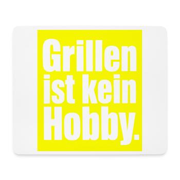 Grill Spruch Geschenk für Männer und Papa Grillfan - Mousepad (Querformat) - Weiß - Vorne