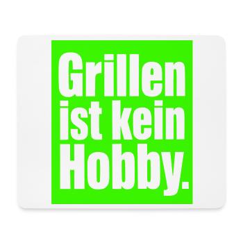 BBQ Spruch Geschenk für Männer & Papa Grillfans - Mousepad (Querformat) - Weiß - Vorne