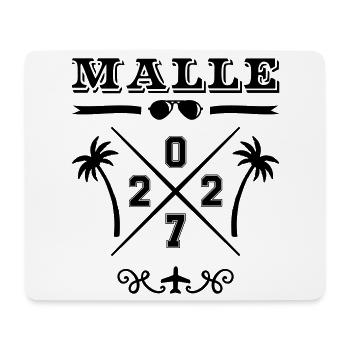 Malle 2027 - Mousepad (Querformat) - Weiß - Vorne