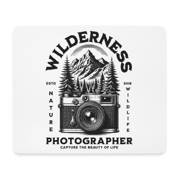 Photographe de nature à Wildernis - Tapis de souris (format paysage) - blanc - Devant