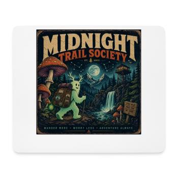 Bigfoot Spruch Geschenk für Outdoor-Fans Halloween - Mousepad (Querformat) - Weiß - Vorne