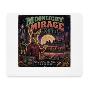 Vintage Motel Spruch Wüste Oldtimer Halloween - Mousepad (Querformat) - Weiß - Vorne