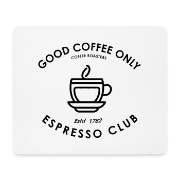 Good Coffee Only Espresso Club Vintage T-Shirt - Mousepad (Querformat) - Weiß - Vorne