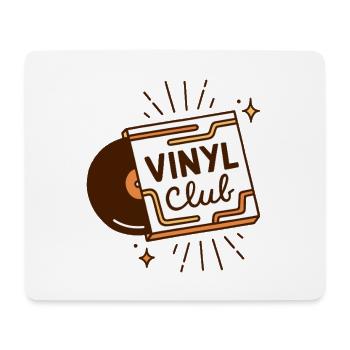 Vinylclub-Analog-Musikästhetik - Mousepad (Querformat) - Weiß - Vorne