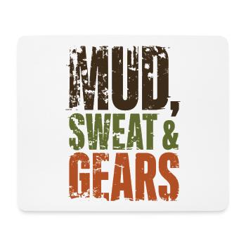 Mud Sweat Gears Gravel - Mousepad (Querformat) - Weiß - Vorne