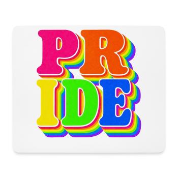 Pride Regenbogen Geschenk für LGBTQ Fans - Mousepad (Querformat) - Weiß - Vorne