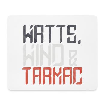 Watts Wind Tarmac - Mouse Pad (horizontal) - white - Front