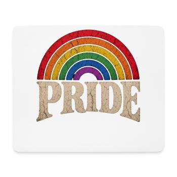 Pride Rainbow Gift for LGBTQ Community - Mouse Pad (horizontal) - white - Front