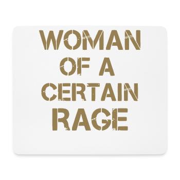 Woman Of A Certain Rage Hoodie Women Grunge Art - Mouse Pad (horizontal) - white - Front