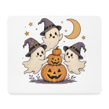 Cute Ghosts Shirt for Kids & Women - Mouse Pad (horizontal) - white - Front