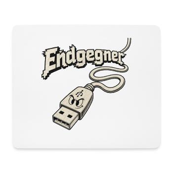 Endgegner - USB Typ A  - Mousepad (Querformat) - Weiß - Vorne