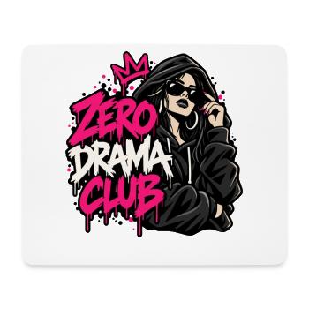 Zero Drama Club – Girl Power Streetwear - Mousepad (Querformat) - Weiß - Vorne
