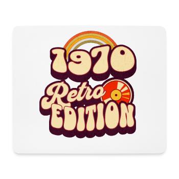 1970 Retro Edition Geburtstag Vintage 70er Spruch - Mousepad (Querformat) - Weiß - Vorne