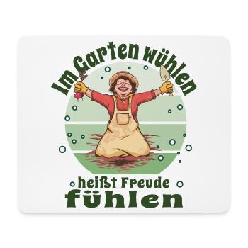  Gärtner Pflanzen Kleingärtner Schrebergarten - Mousepad (Querformat) - Weiß - Vorne