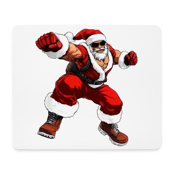 Boxer Weihnachten - Mousepad (Querformat) - Weiß - Vorne
