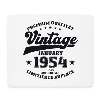 70th Birthday Legend Vintage 1954 Vintage - Mouse Pad (horizontal) - white - Front