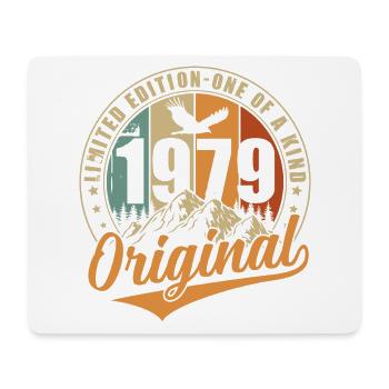 1979 Jahrgang geboren Geburtstag Vintage Geschenk - Mousepad (Querformat) - Weiß - Vorne