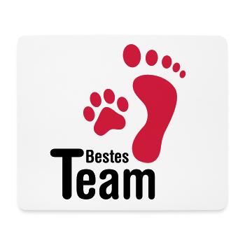 Bestes TEAM - Mousepad (Querformat) - Weiß - Vorne