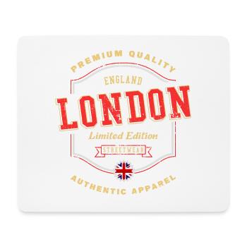 London England UK City Font Vintage Retro - Mouse Pad (horizontal) - white - Front