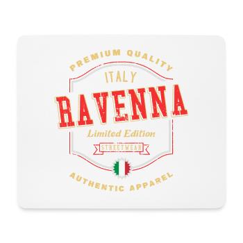 Ravenna Italy City Font Vintage Retro - Mouse Pad (horizontal) - white - Front